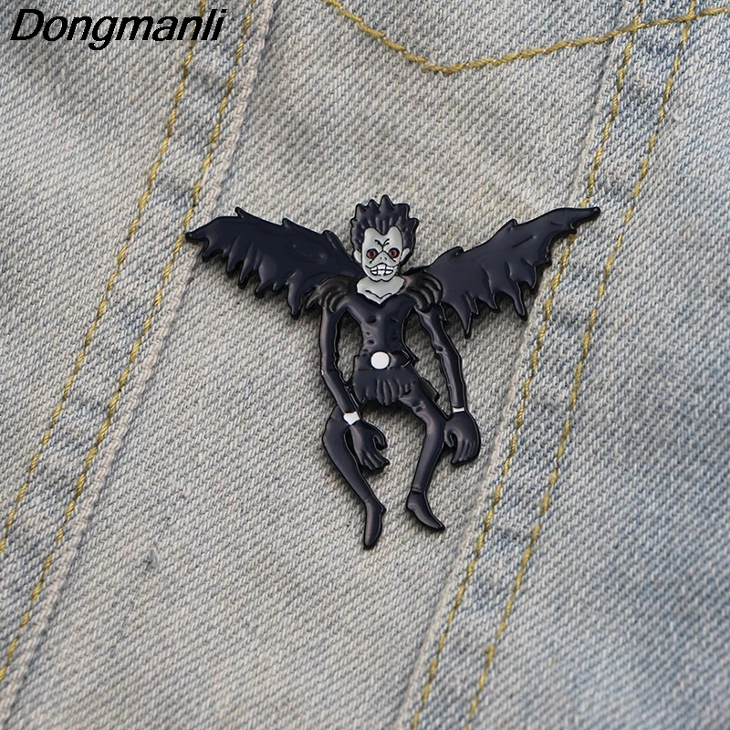 L2386 Death Note ryuku на булавке эмалированные Броши для женщин и мужчин булавка лацкане