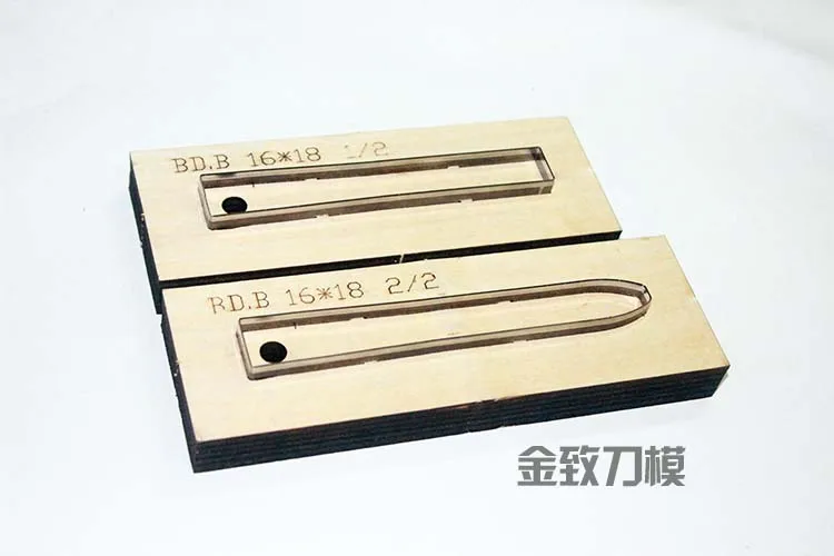 

DIY leather watch belt Die cut belt knife mould 4 shape 2pcs/set