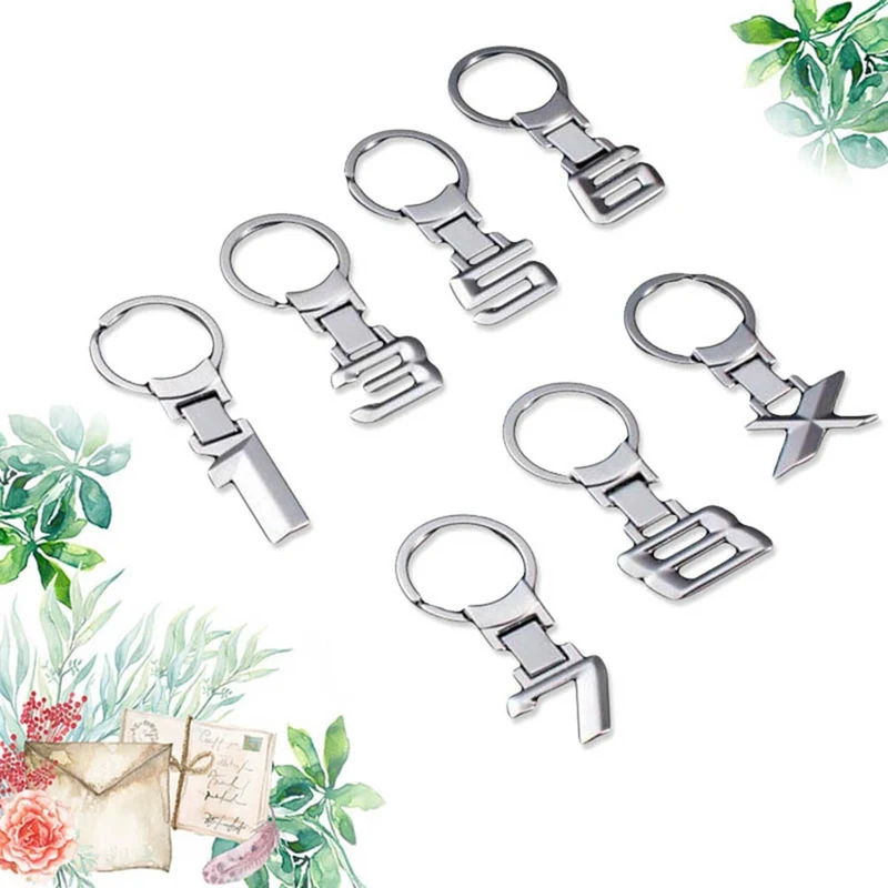 Автомобильный 3d брелок из сплава с эмблемой кольца для ключей Mercedes Benz W211 W203 W204 W210