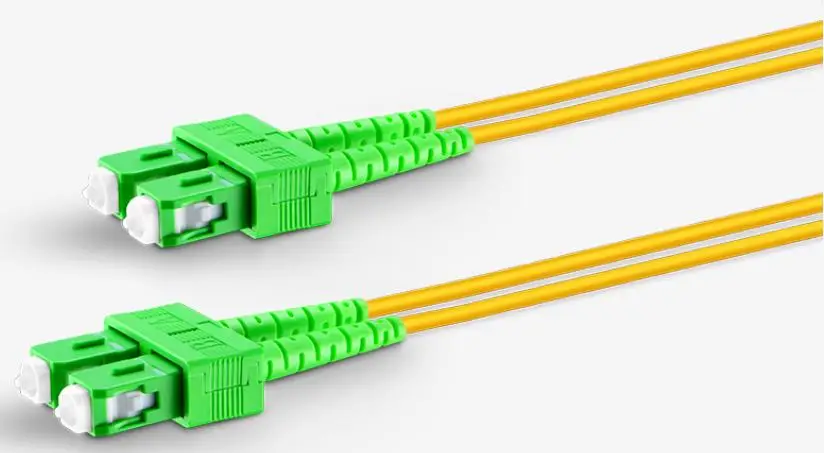 FirstFiber 5 м SC APC к G657A 2-жильный дуплексный волоконный соединительный кабель