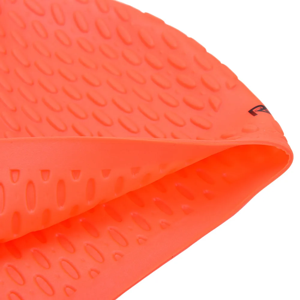 

New Waterproof Silicone Swim Cap / Hat for Girls Ladies Women Long Hair With Ear Cup Swiming with Ear Cup