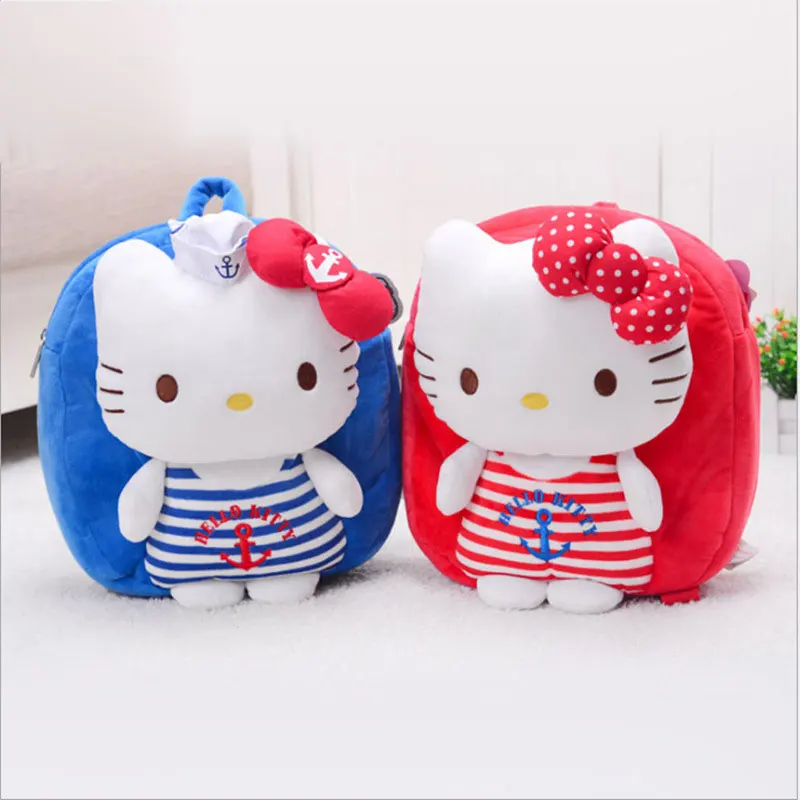 Плюшевая сумка HELLO KITTY детский рюкзак для сада детская школьная Детская закуски