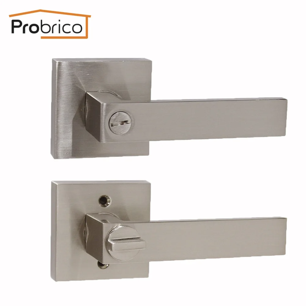 Probrico дверные ручки для межкомнатных дверей без ключа набор замков