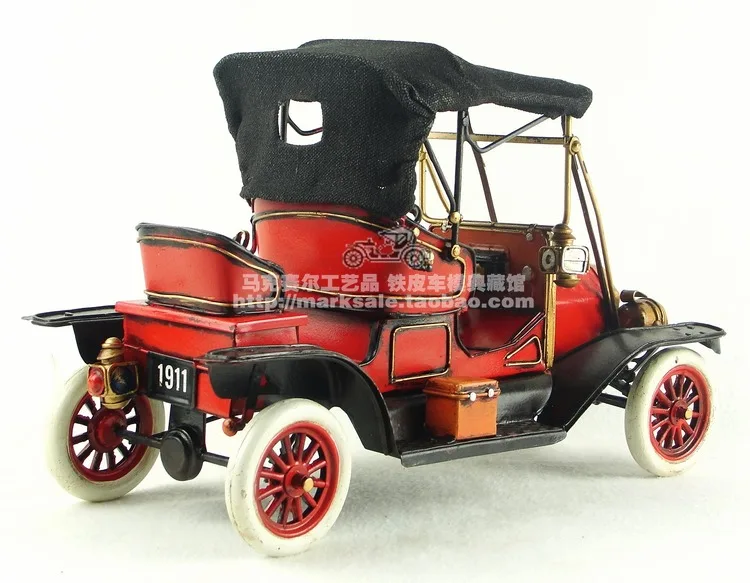 Большая модель автомобиля из сплава игрушки США 1911 T (Tin Lizzie/Flivver) ручная работа