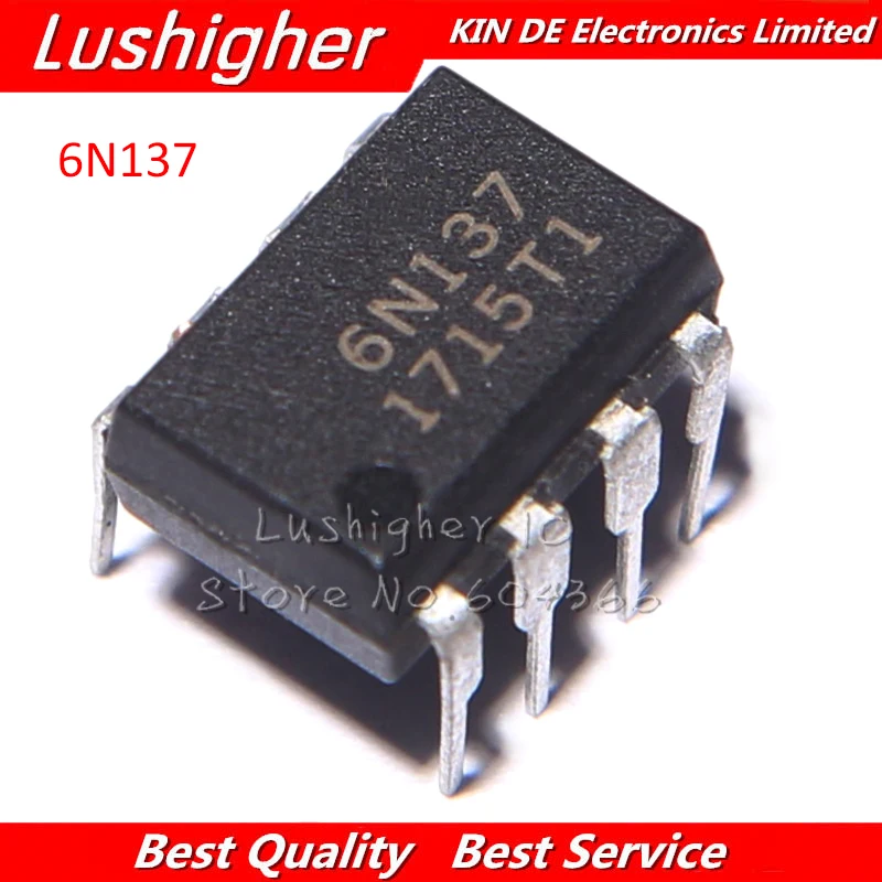 10 шт. 6N137 DIP8 DIP новый оригинальный IC | Электронные компоненты и принадлежности