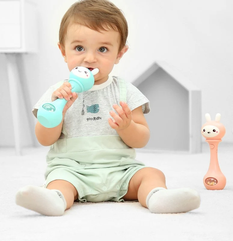 Детские колокольчики от Beiens Rabbit 4 цвета игрушка-головоломка музыка и светильник