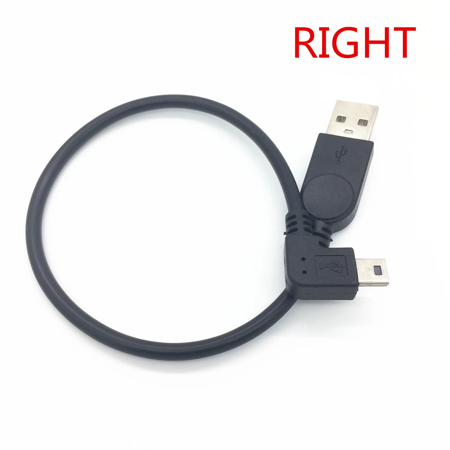 Бесплатная доставка 90 градусов правый угол USB тип A Женский к Мини B 5 Pin Мужской