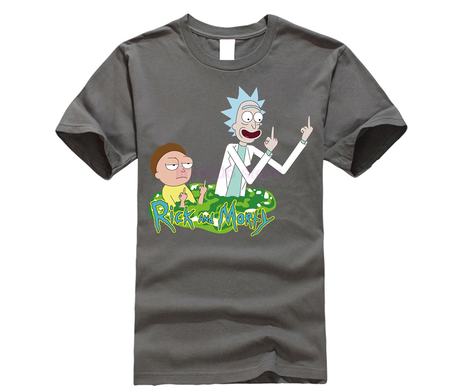 GILDAN TEEWINING Rick and Morty футболка для мужчин смешные мужские футболки летний топ