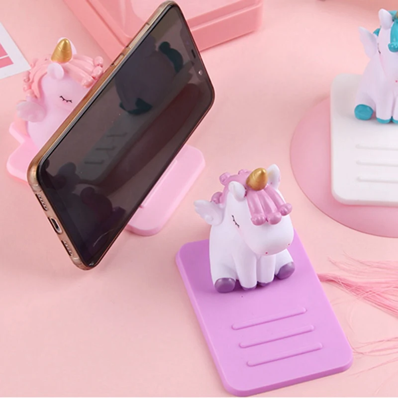 Единорог мобильный телефон подставка держатель мобильного телефона для IPhone Xiaomi
