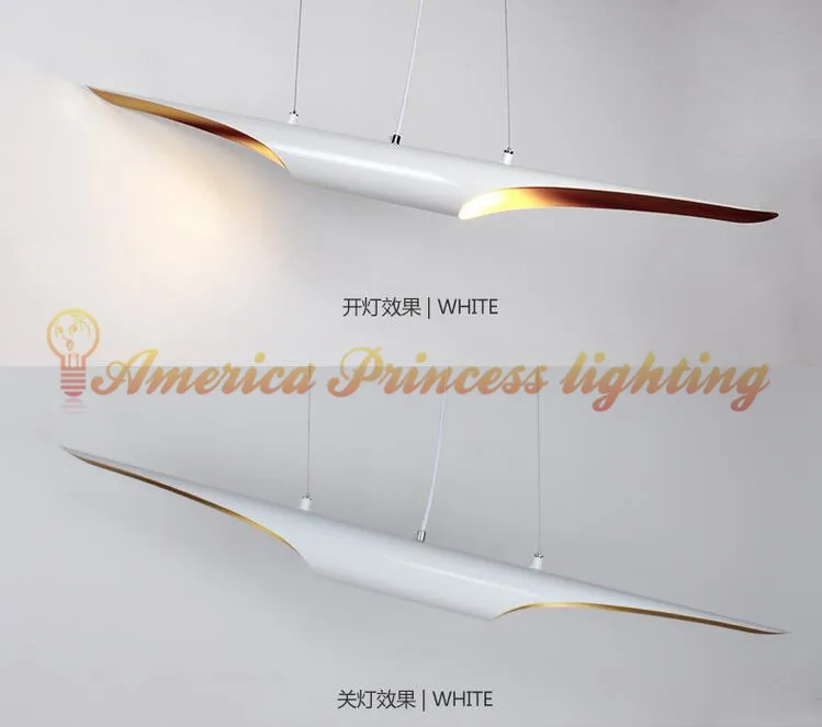 Металлическая двунаправленная наклонная алюминиевая прямая бамбуковая Люстра