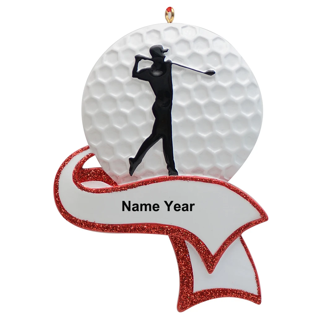 MAXORA Boy Golf Player Athlete Sports Christmas Ornament Personalized Gift Decorations for Home | Дом и сад