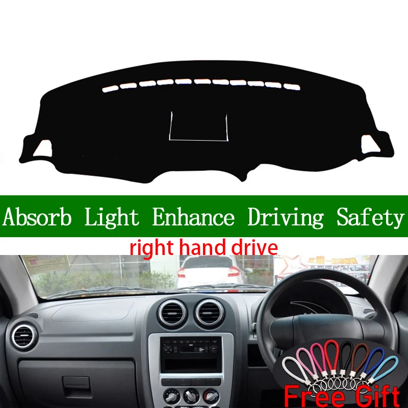 

For CHERY COWIN 1 2010 2011 2012 Right Hand Drive Dashboard Cover Car Stickers Sun Shade Dash Mat Carpet Interior Accessories