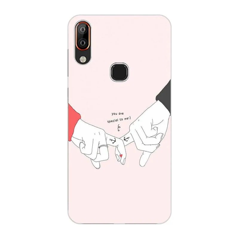 A185 Для BQ Vsmart Joy 1 Plus PQ6002/Active 1 Plus PQ4002 6,1" чехол с милым рисунком розы волка Мягкий силиконовый чехол для телефона - Цвет: A185