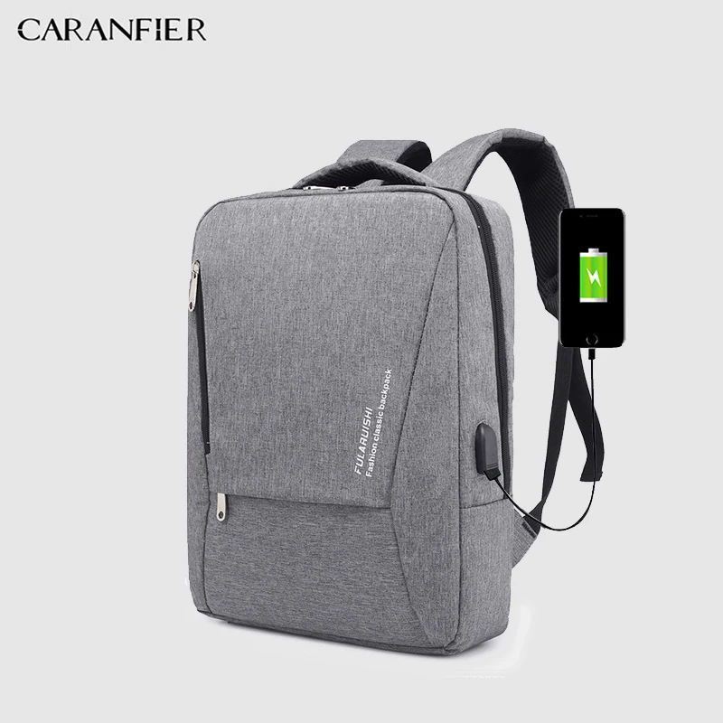 Рюкзак мужской для ноутбука с USB-зарядкой | Багаж и сумки