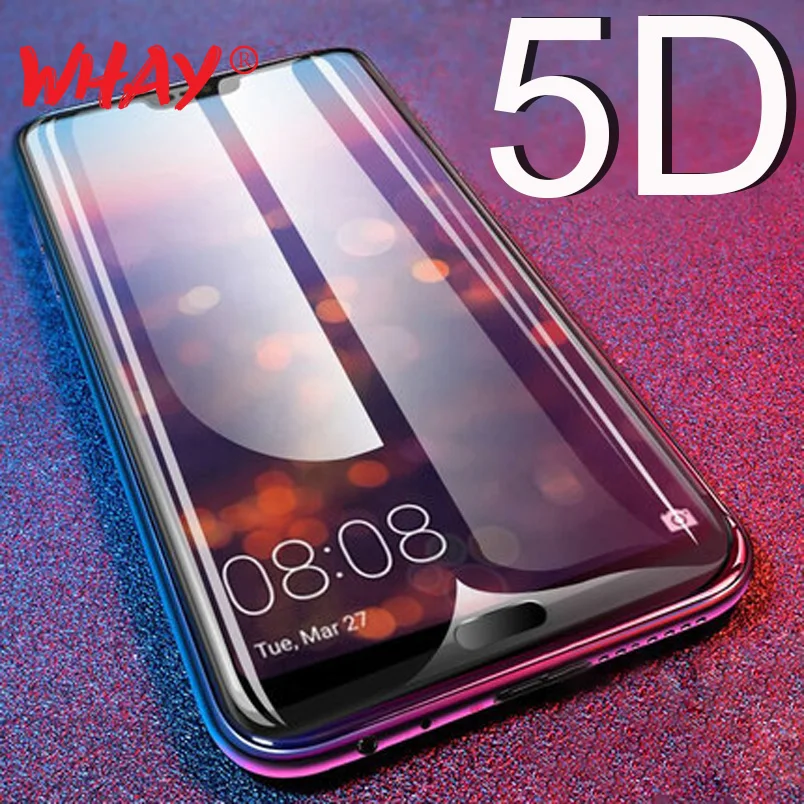 5D закаленное стекло для Huawei P20 Pro Lite P10 Plus P30 P40 Mate 20 Защитное экрана Honor 10 Nova 5T