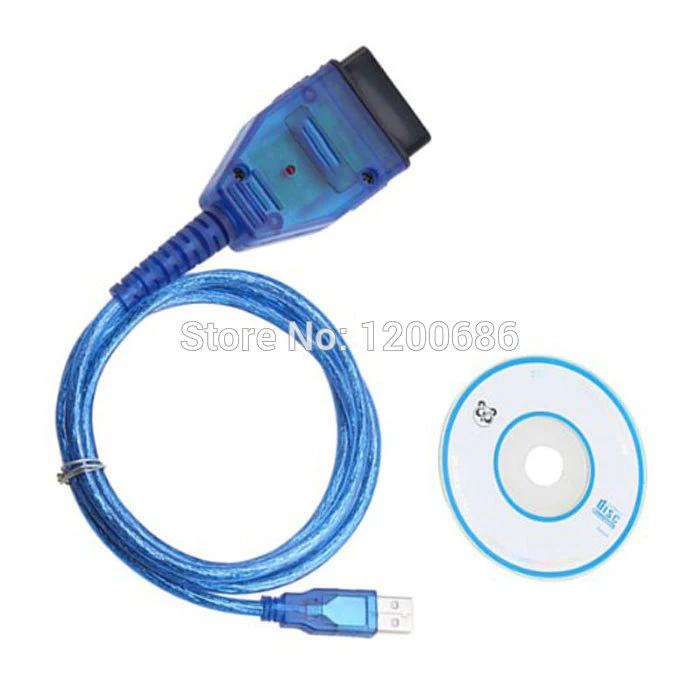Новинка диагностический сканер OBD2 Vag Com 409 1 KKL с USB кабелем интерфейс сканера для