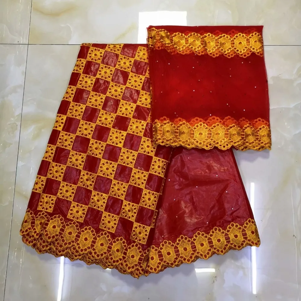 

2019 African bazin Riche Getzner Batik fabric Guinea Brocade for women clothes 7yards bazin fabrics KY32