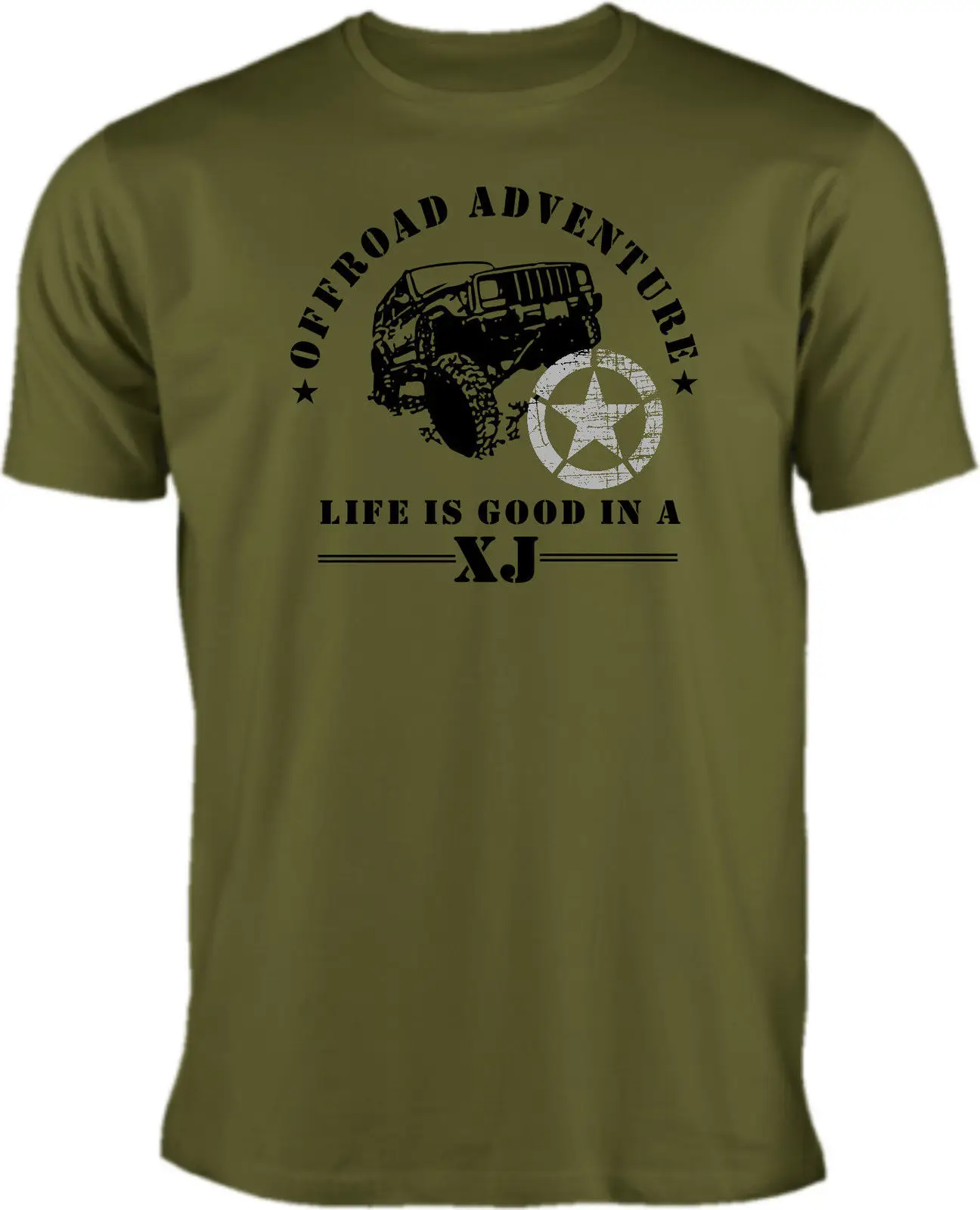 

2019 Hot sale Fashion summer style 100% cotton Free shipping T Shirt American Off roader Tee shirt