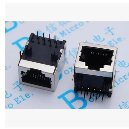 50 шт./лот сетевой интерфейс RJ45 гнездо кабельная розетка 21*13 мм Высокая |