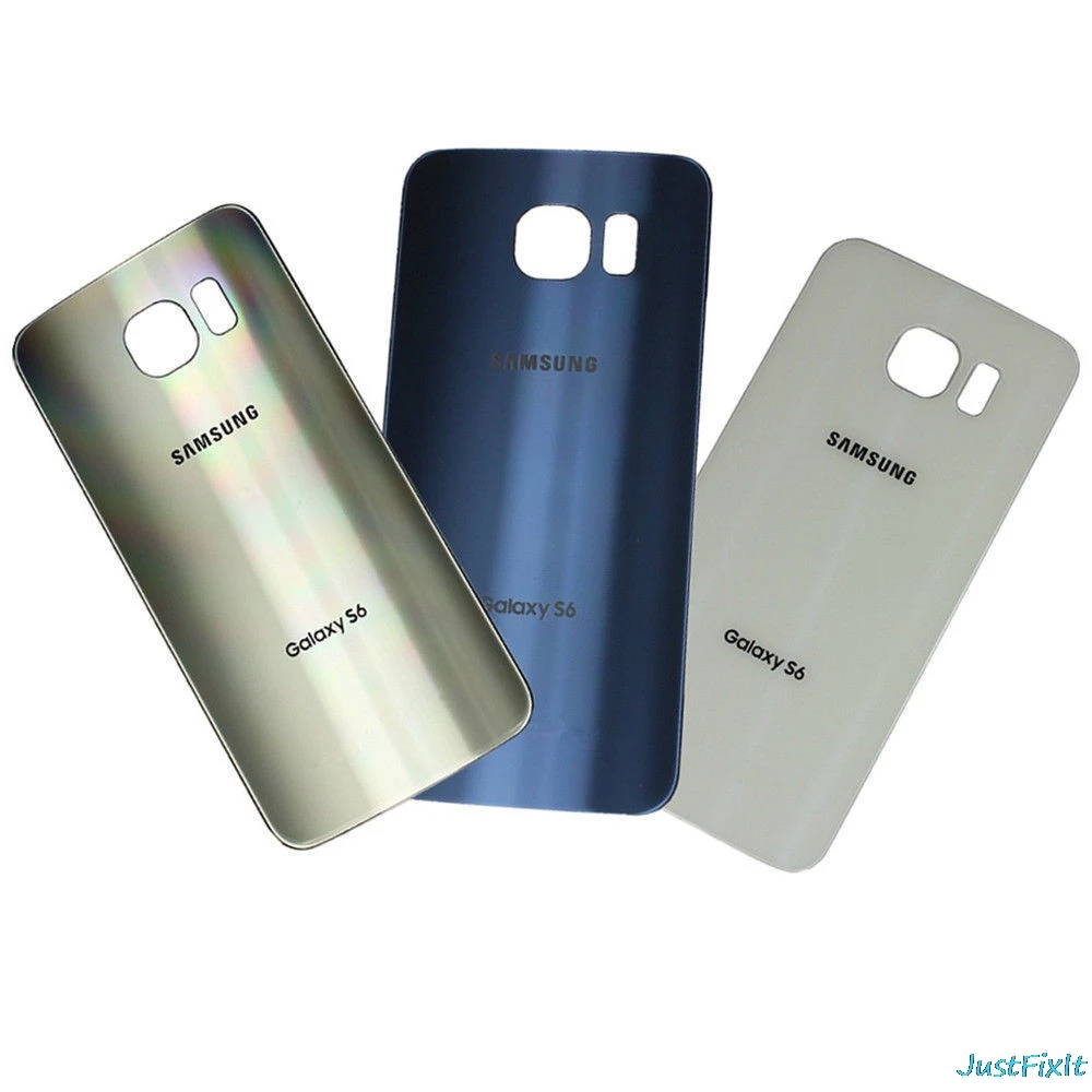 Оригинальная новая задняя крышка батарейного отсека стеклянная для Samsung S6 edge plus