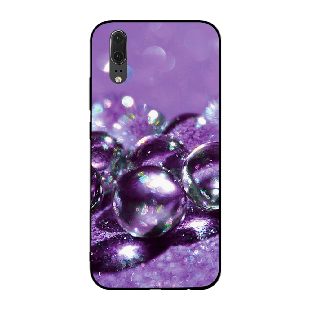 Разноцветные Стеклянные шарики или микс на белом для Huawei P8 P9 P10 P20 P30 Lite Pro P Smart 2016 2019