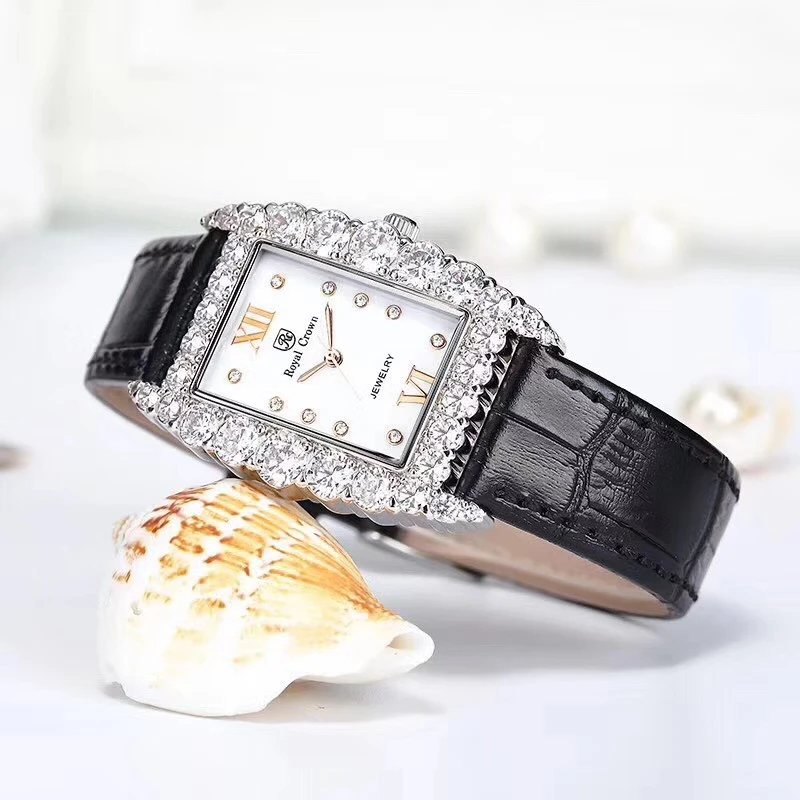 Роскошные ювелирные изделия Royal Crown женские часы модные платье красочный браслет