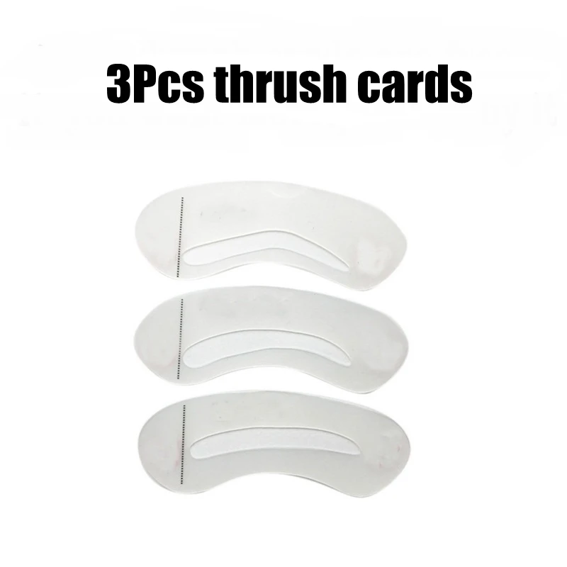 2 set cards 1/2 бутылки горячие краска для бровей расширение Тонирующий гель для волос волоконная щетка для макияжа Водонепроницаемый Easywear чёрный; коричневый брови тату макияж - Цвет: 2 set cards