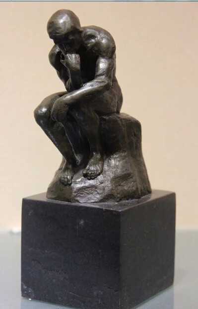 Rodin художественная Статуэтка бронза медный мыслитель художественное оформление