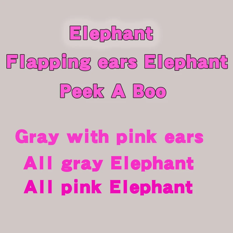 Новинка игрушка Peek A Boo Elephant мягкая анимационная плюшевая Поющая детская