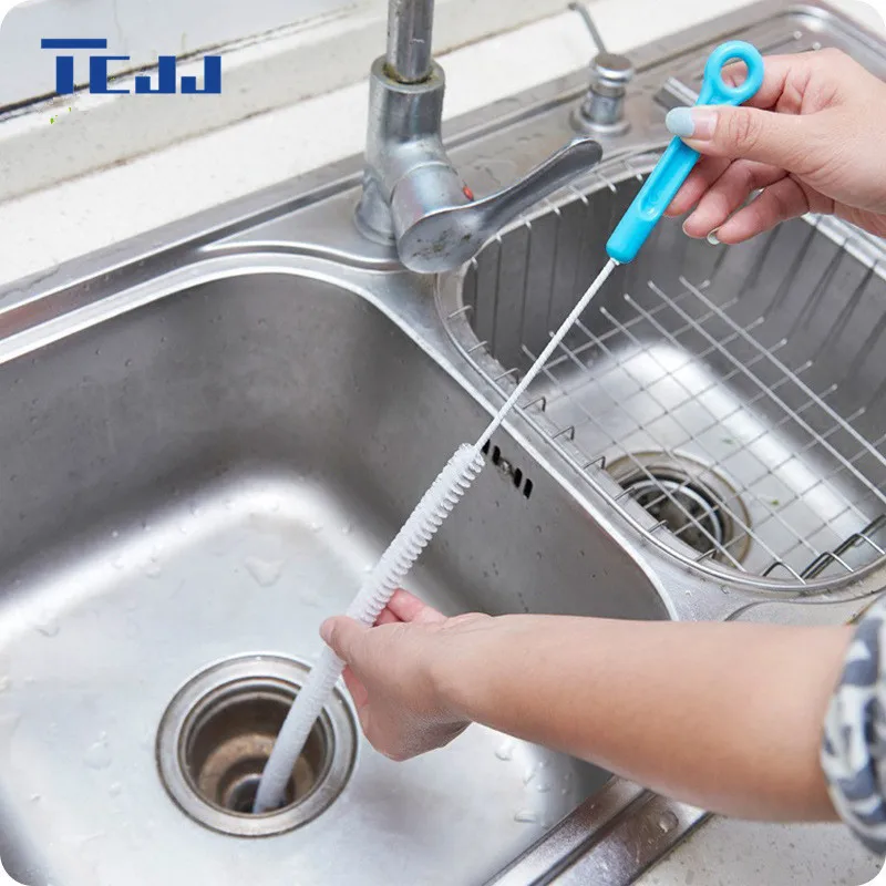 71 см Сгибаемая щетка для чистки канализации раковина ванна туалета очиститель