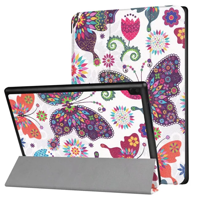 Style18 Искусственная кожа Стенд чехол для lenovo TAB4 Tab 4 10 плюс TB-X704 TB-X704F TB-X704N TB-X704L 10," Tablet+ 2 шт Экран протектор - Цвет: Style18