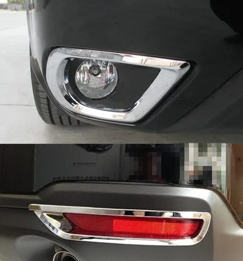 Авто Стайлинг ABS хром передняя задняя противотуманная фара крышка для FORESTER 2013 15