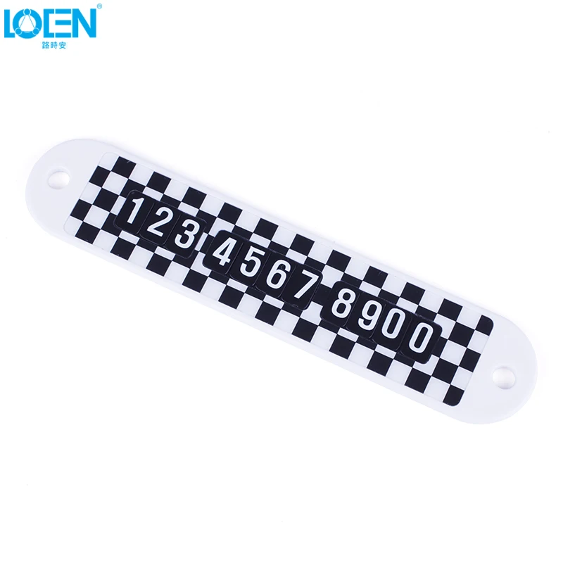 Автомобильный Стайлинг Мини креативные присоски парковочный номер пластина 14 см