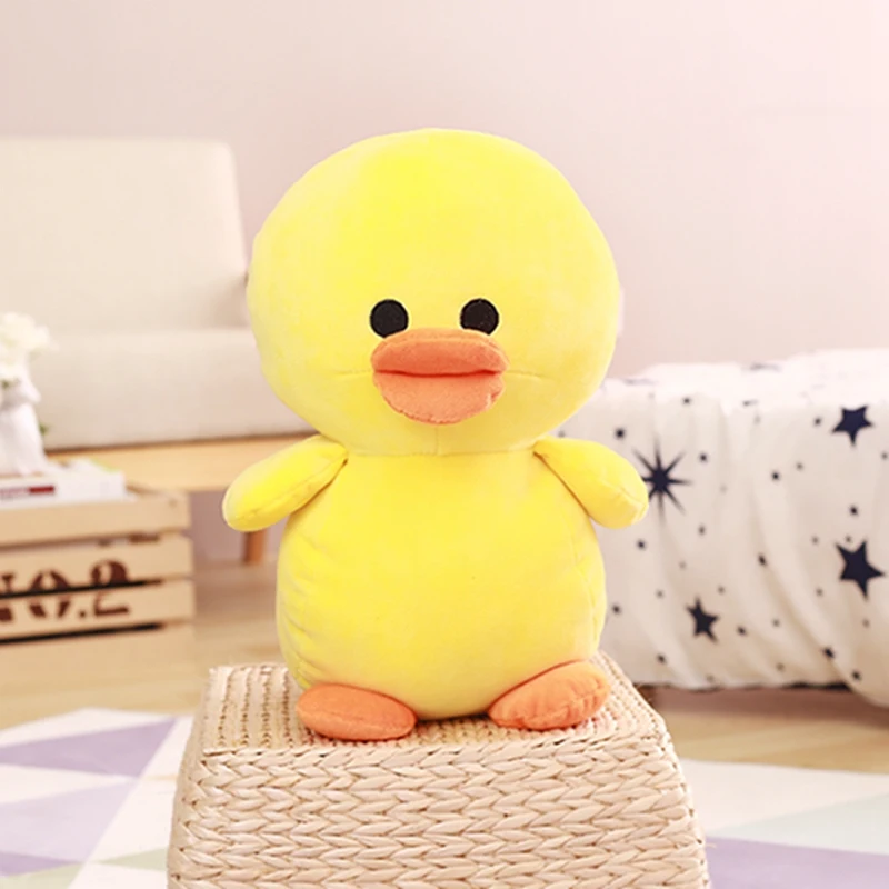 

new style lovely cartoon yellow duck plush toy about 40cm soft doll down cotton throw pillow Christmas gift s2361