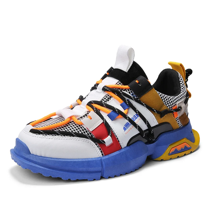 2019 Autumn New Men Shoes Lace-Up Fashion men Casual Brand Sneakers FLats chaussure homme | Обувь