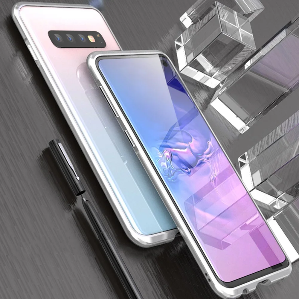 Для samsung Galaxy S10 Plus, чехол-бампер,, изогнутый металлический чехол Luphie для samsung S10, чехол S10e, ультра тонкая алюминиевая рамка, чехол