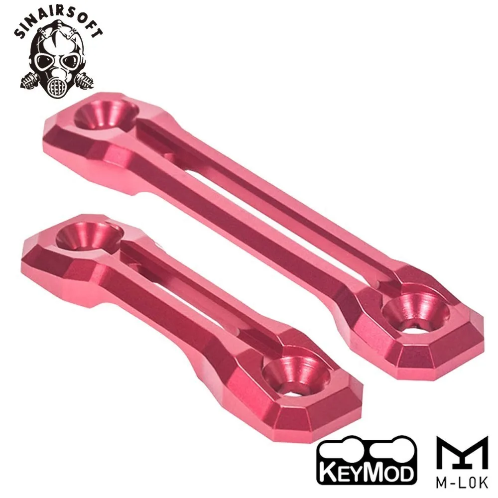 Новый CNC сплав поручень украшения Fit Keymod M Lok система для страйкбола AEG Охота
