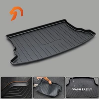 fit for kia sportage boot liner rear trunk cargo mat 2011 2017 floor tray carpet mud cover protector 3d car styling carpet rugs