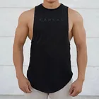 Спортивные топы для мужчин, тренировочный Летний жилет без рукавов, повседневные черно-белые майки, топы для фитнеса, бодибилдинга, мужская одежда