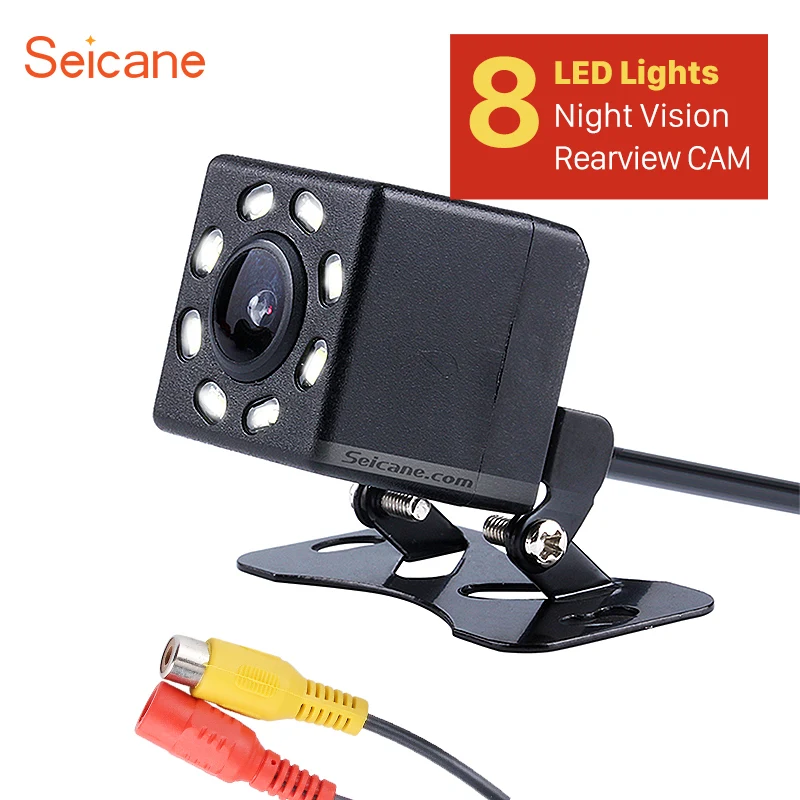 

Plastic 648*488 pixels wire HD Car Rearview Camera Reverse Parking Backup Monitor Kit CCD CMOS with 8 LED Display