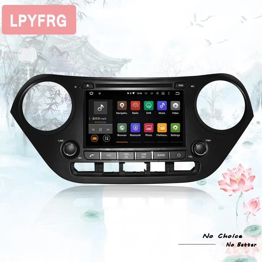 2 Din 4G RAM android 10 0 автомобильный DVD для Hyundai Grand i10 2014 2018 Восьмиядерный 64G ROM радио GPS