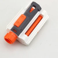 modified part front tube decoration with upper and lower guide rail for nerf elite series orange grey