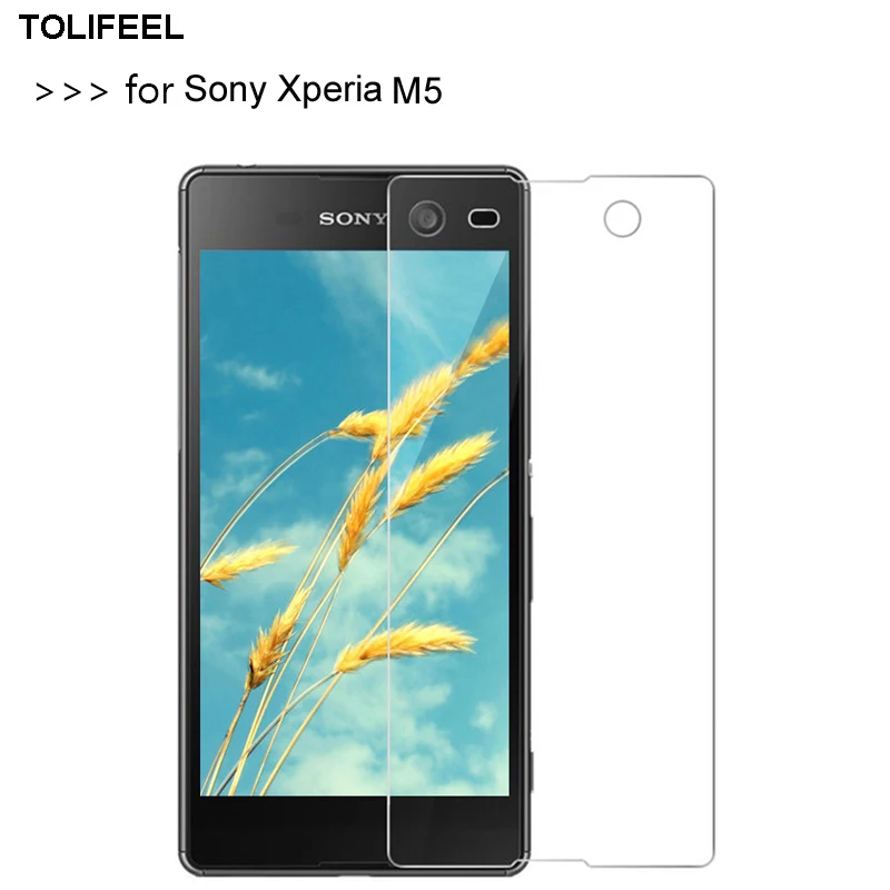 Tolifeel закаленное Стекло для sony Xperia M5 E5603 Экран протектор 9Н прозрачная защитная
