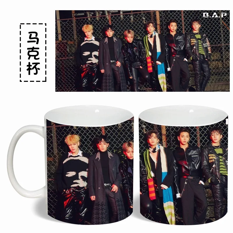 [MYKPOP]B.A.P. Кружка с 8 дюймовым альбомом креативная кружка для кофе воды молока