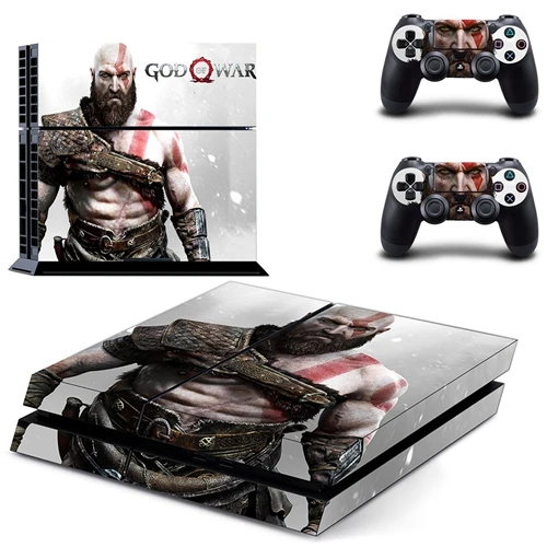 God of War PS4 наклейка для sony playstation 4 консоль и 2 контроллера PS4 наклейка для кожи виниловая - Цвет: DPTM1937
