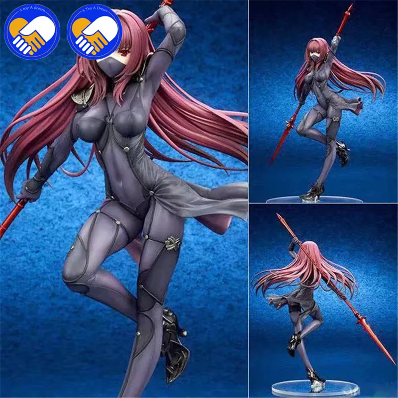 Новые Фигурки Fate/Stay Night Fate Grand Order слуга Scathach Lancer фигурка игрушки 270 мм аквамарин