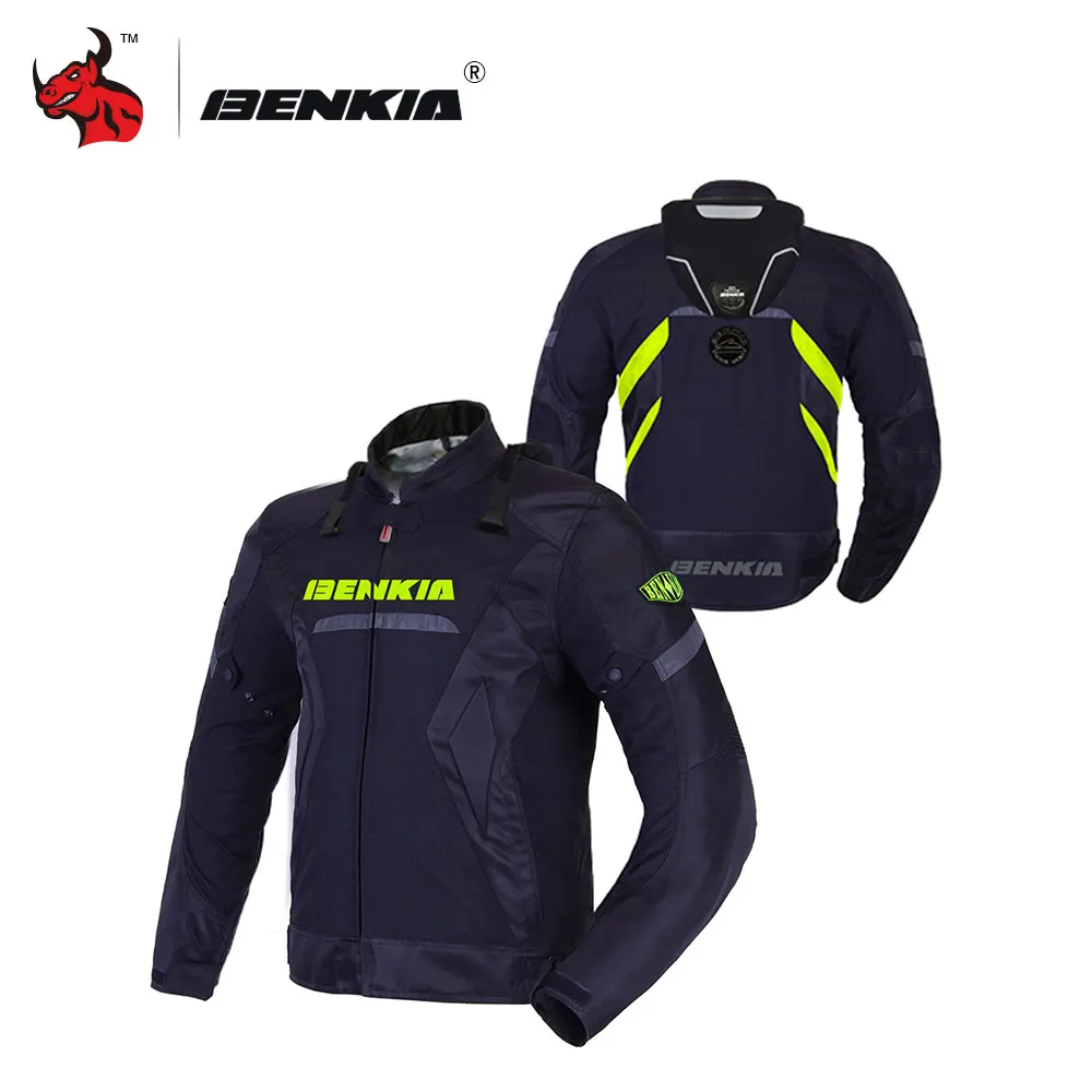 BENKIA Men Motorcycle Textile Jacket Black Racing Winter Detachable Warm Liner | Автомобили и мотоциклы