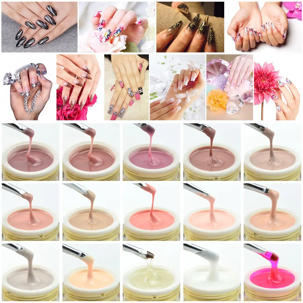 1 ШТ. CANNI Ногтей гель профессиональный 15 цвет уф builder камуфляж желе ногтей