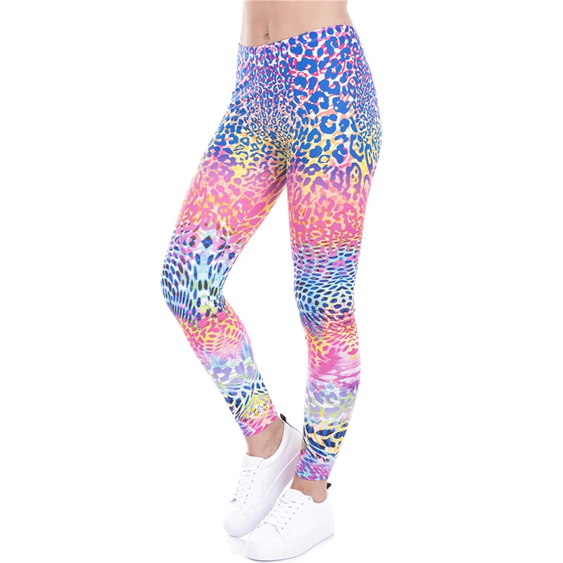 Оптовая продажа женские обтягивающие леггинсы с высокой талией забавные