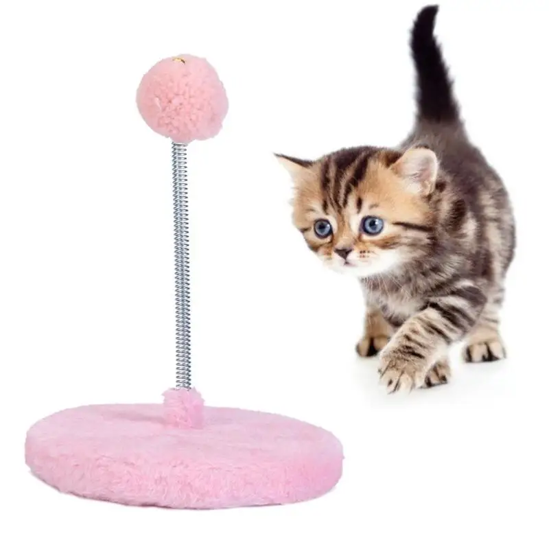 Голубая/Розовая кошачья Когтеточка сферическая игрушка для домашних животных